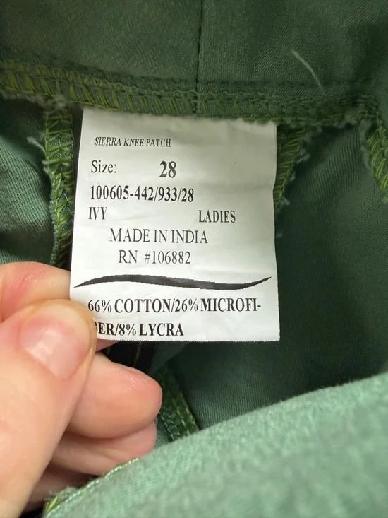 Tuff Rider Green Riding Breeches - Picture 3 of 4